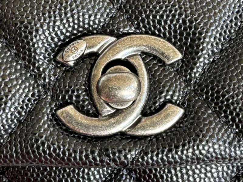 Ribbed fine grain embossed calf-skin cover bag-41