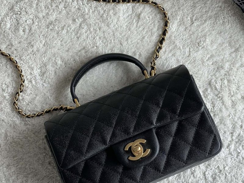 chanel mini cf handle cf mini Caviar-25