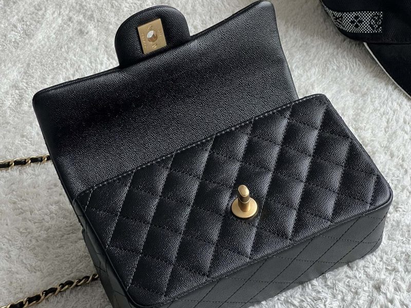 chanel mini cf handle cf mini Caviar-25