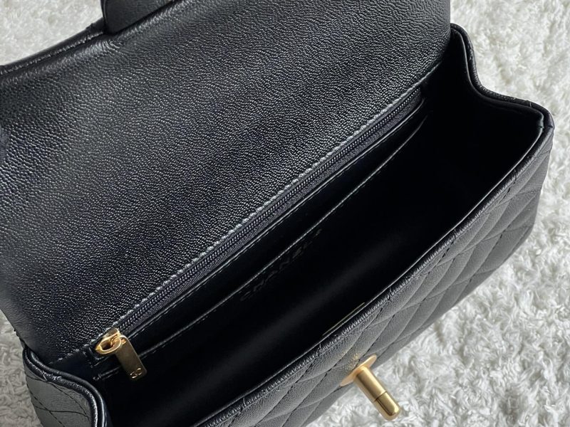 chanel mini cf handle cf mini Caviar-25