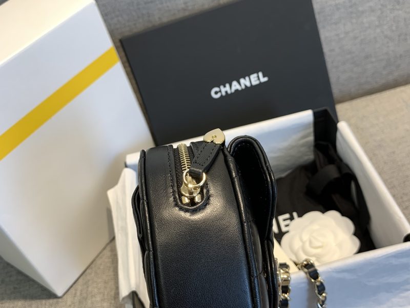 Peach heart ♥️ diamond lattice bag chain bag-47